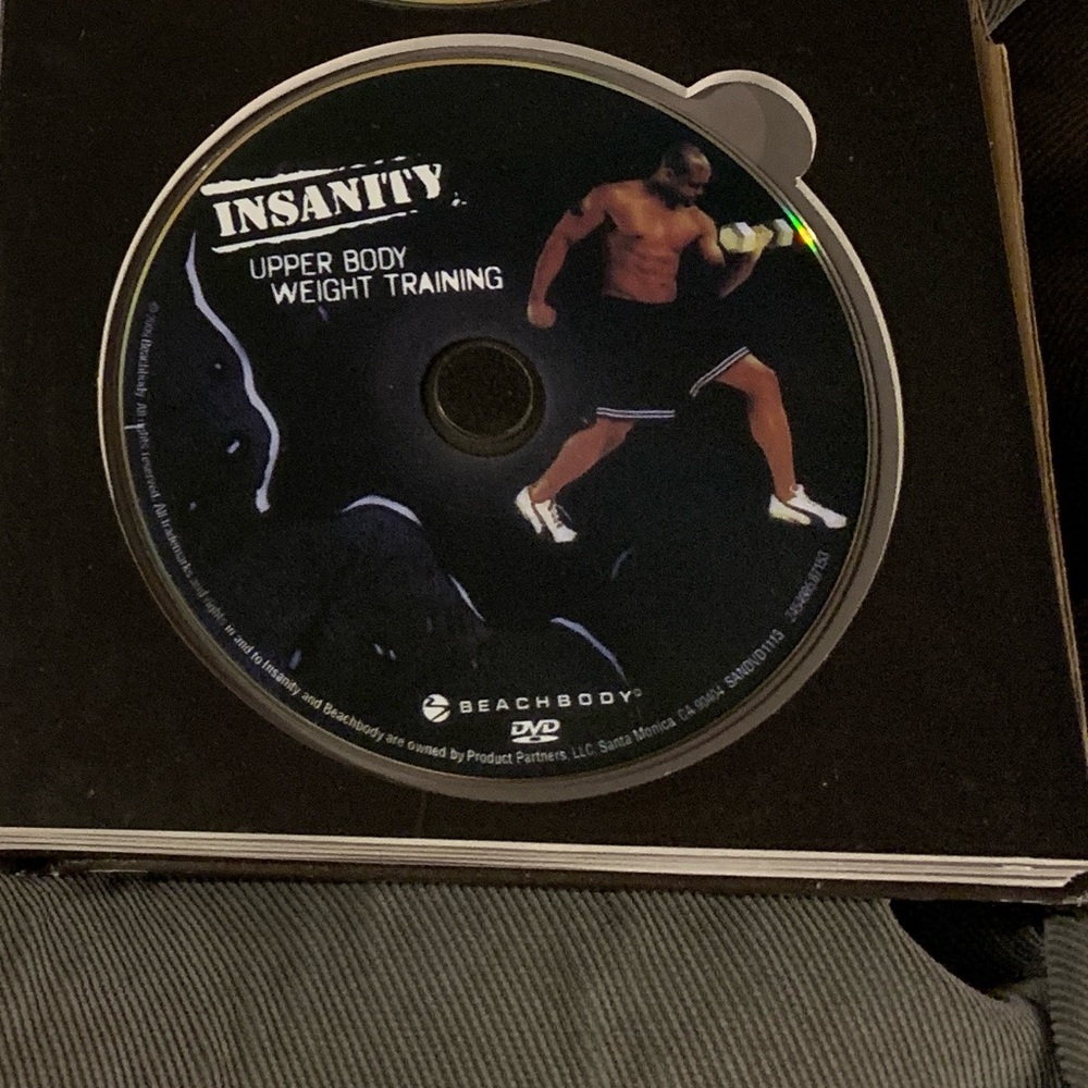Insanity Replacement DVD Upper Body Weight Training Beachbody Shaun T
